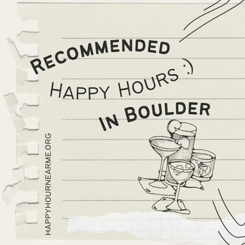 Recommended Happy Hours In Boulder