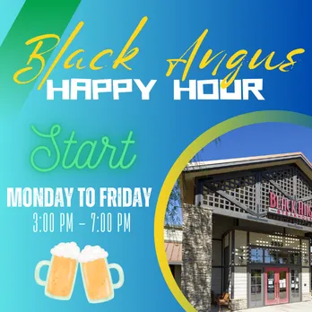 Black Angus Happy Hour Timing And Day