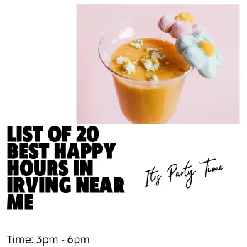 List of 20 Best Happy Hours In Irving Near Me