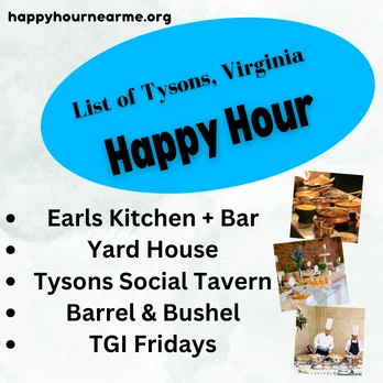 List of Tysons, Virginia Happy Hour near me