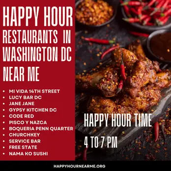 What is The Best Washington DC Happy Hour Near Me