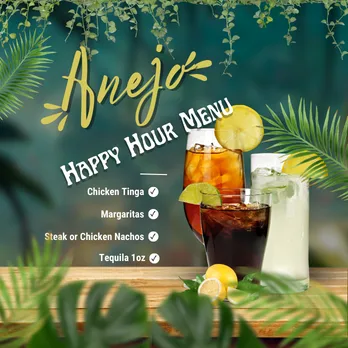 What Is Anejo Happy Hour Menu