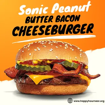 Sonic Peanut Butter Bacon Cheeseburger
