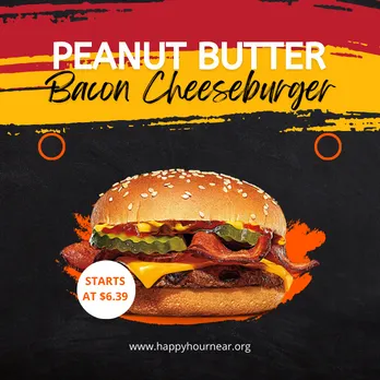 What Is The Price Of Peanut Butter Bacon Cheeseburger At Sonic?