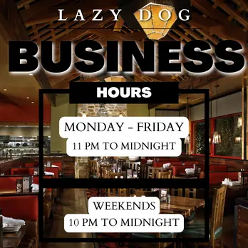 What Are Lazy Dog Hours Of Business?